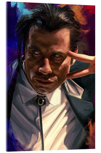 Acrylic print Pulp Fiction - John Travolta