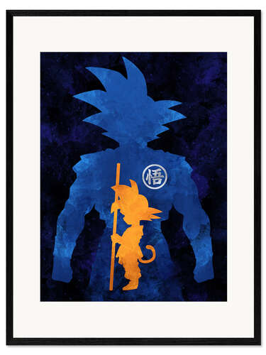 Framed art print Dragon Ball Goku