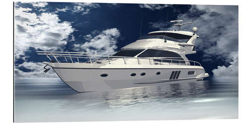 Gallery print Modern luxury yacht on the sea