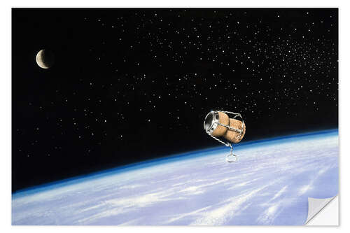 Autocolante decorativo Champagne corks in space