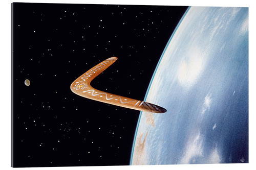 Acrylglas print Boomerang
