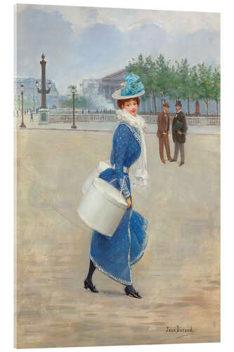 Tableau en verre acrylique Sur la place de la Concorde