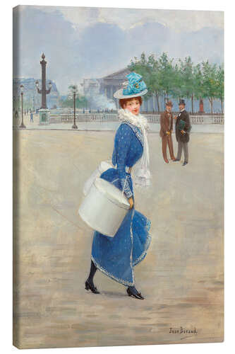 Canvas print Sur la place de la Concorde