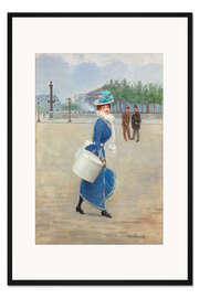 Gerahmter Kunstdruck Auf dem Place de la Concorde