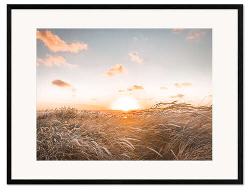 Innrammet kunsttrykk Sunset on Sylt