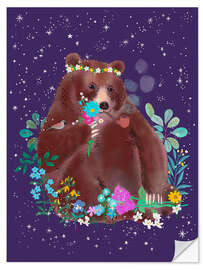 Wall sticker Peace And Bliss Bear