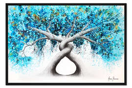 Gerahmter Kunstdruck Verdrehte Riffbäume