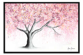 Gerahmter Kunstdruck Bergblütenbaum