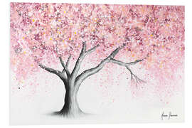 Foam board print Mountain Blossom Tree