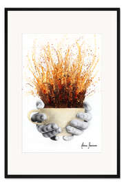 Gerahmter Kunstdruck Kaffee Kaffee Kaffee!