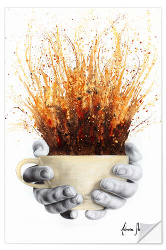 Wall sticker Coffee Coffee Coffee!