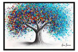 Gerahmter Kunstdruck Baum des Optimismus