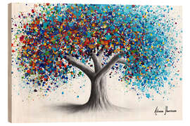 Holzbild  Baum des Optimismus - Ashvin Harrison