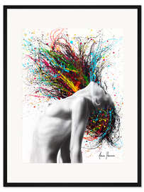 Gerahmter Kunstdruck Fühle alles