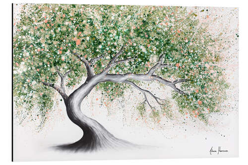 Aluminium print Field Blossom Tree