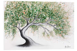 Foam board print Field Blossom Tree