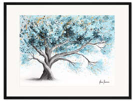 Gerahmter Kunstdruck Milford Sound-Baum