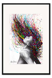 Gerahmter Kunstdruck Höchste Aufregung