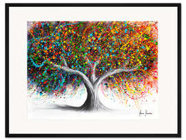 Gerahmter Kunstdruck Baum der Freude - Ashvin Harrison