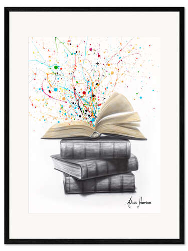 Framed art print Dream Upon a Page