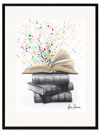Kunsttryk i ramme Dream Upon a Page