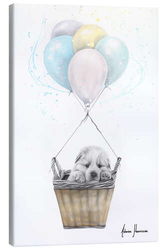 Canvas print Puppy Pioneer