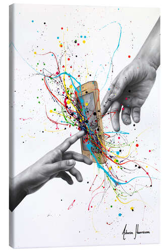 Quadro em tela Contemporary Connection