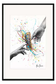 Gerahmter Kunstdruck Zeitgenössische Verbindung