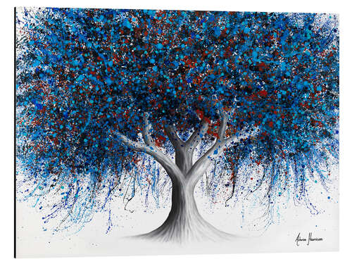 Aluminium print Sapphire Season Tree