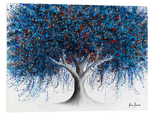 Foam board print Sapphire Season Tree