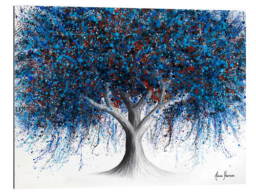 Tableau en plexi-alu Sapphire Season Tree