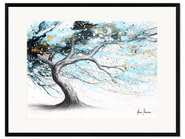 Impression artistique encadrée Northern Star Tree