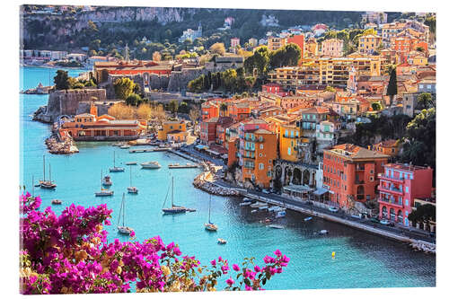 Acrylic print Villefranche