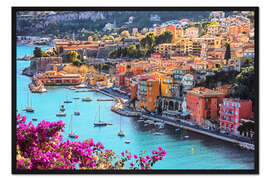 Gerahmter Kunstdruck Villefranche