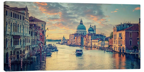 Canvastavla Grand Canal In Venice