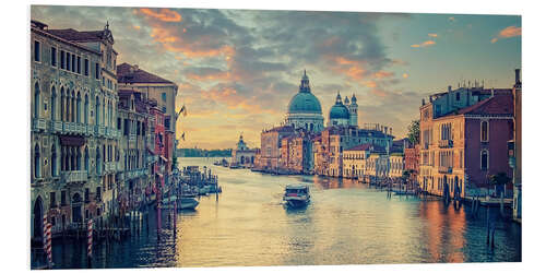 Foam board print Grand Canal In Venice