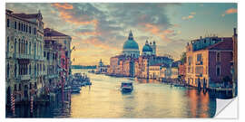 Muursticker Grand Canal In Venice