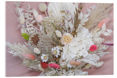 Akryylilasitaulu Bouquet of dried flowers