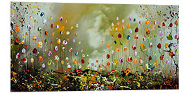 Tableau en PVC Abstract Flowers VIII