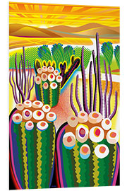 Bilde på skumplate Cactus Landscape