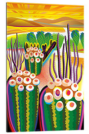 Tableau en plexi-alu Cactus Landscape