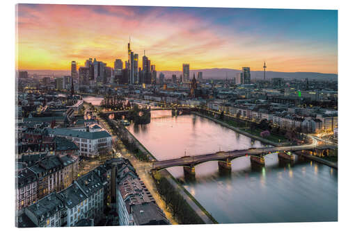 Cuadro de metacrilato Sunset in Frankfurt am Main