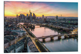 Magnettafel Sonnenuntergang in Frankfurt am Main