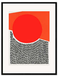 Ingelijste kunstdruk Sunshine and Rain