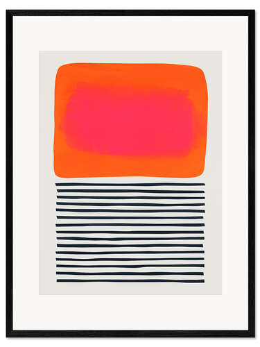 Innrammet kunsttrykk Sunset Ripples