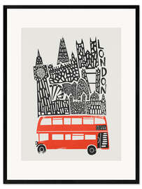 Impresión de arte enmarcada London
