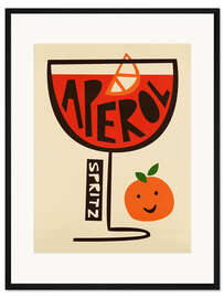 Gerahmter Kunstdruck Aperol Spritz Art