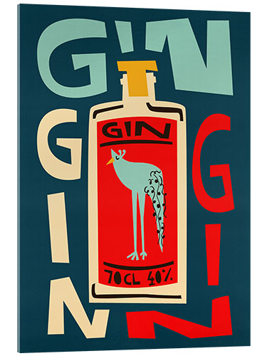 Acrylglasbild Gin