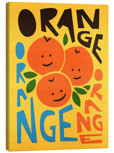 Canvas print Happy Oranges