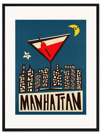 Gerahmter Kunstdruck Manhattan